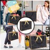 QLSKO 25 Pack Gift Bag With Bow Ribbon - Horizontal