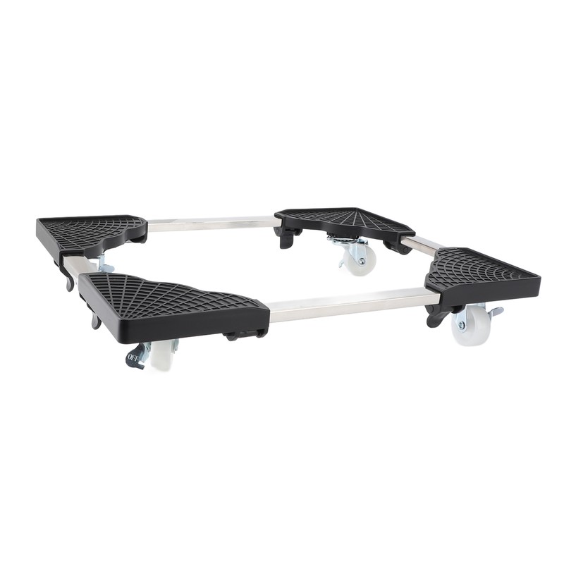 PC Stand Computer Tower Stand with Caster Wheels Universal Retractable