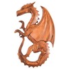 Windalf Wall Picture Sapphire 29 cm Dragon Handmade Wooden