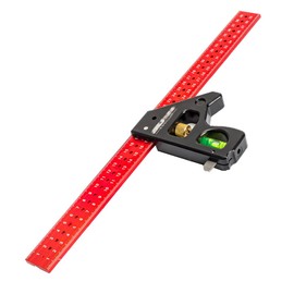 16 Inch Heavy Duty Combination Square, Aluminum Alloy 45°/90°Woodworking Square Tool, Multifunctional Rafter Combo Square Measuring Tools