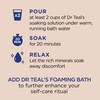 Dr Teal's Epsom Salt Magnesium Soak, Soften & Moisturize with