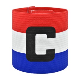 Mezeic Captain's Armband Classi C Captain's Bracelets Unisex Captain's Bracelet Teenagers & Adults Captain's Armband Football Elastic Adjustable Sports Armband