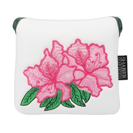 SHABIER Golf Large Mallet Putter Headcover with Flower Design for Golf Putter Club