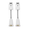 2PCS E27 E26 Hose Lamp Holder with Switch Universal 360