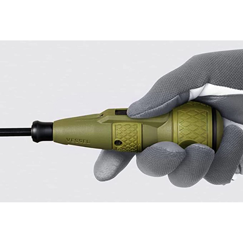 Vessel Electric Ball Grip Driver, Limited Color (Dull Green), Includes