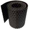 workingHOUSE Polyrattan Privacy Screen Strips for Double Bar Mesh -