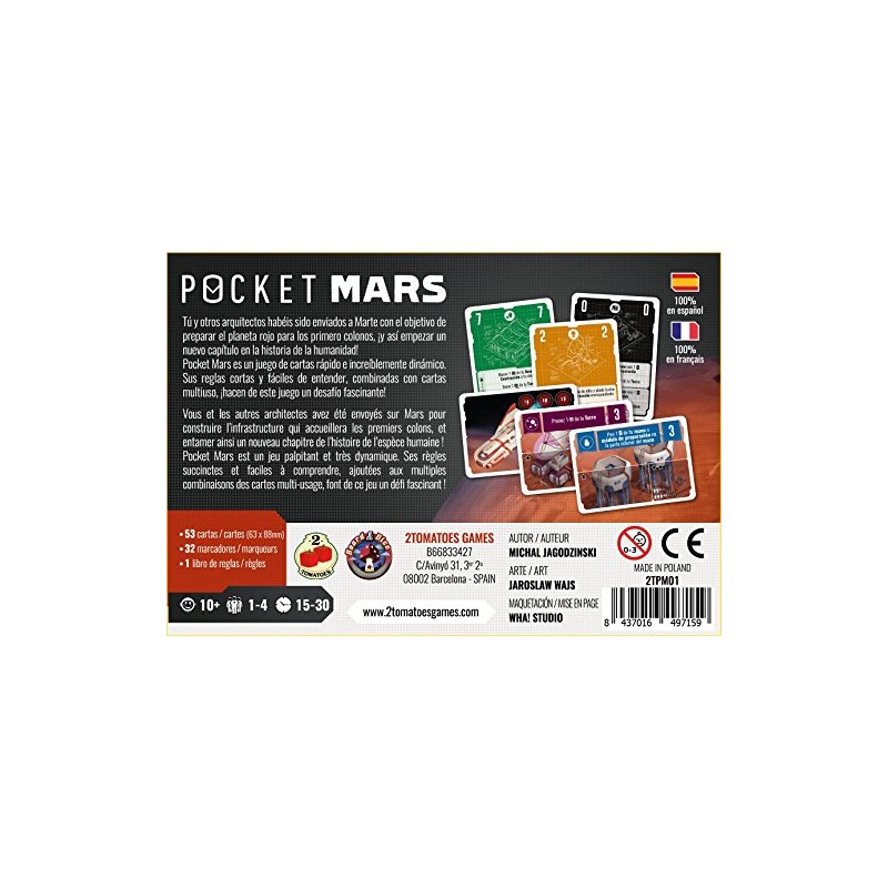 2 Tomatoes Games 8437016497159-0 Pocket Mars, Multi-Coloured