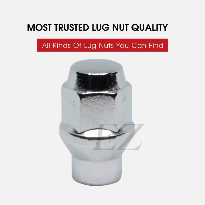 20 ET Bulge Conical Lug Nuts 1/2"-20 with Offset Washers