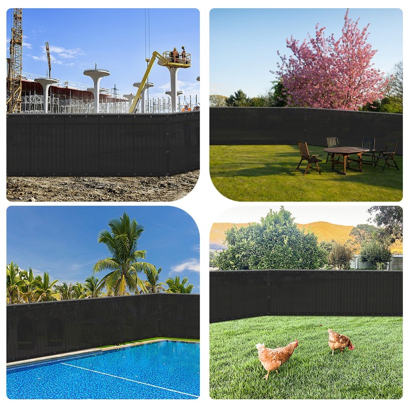 SUNLAX Privacy Fence Screen 5' x 32' Heavy Duty Mesh