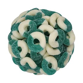 Smarty Stop Gummy Rings (Blue Raspberry, 1 Pound (Pack Of 1))
