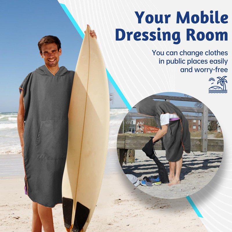 Swimming poncho for women and men