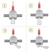 4 Pcs Shopping Trolley Coin Universal Shopping Trolley Token Trolley