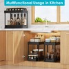 2 Pack Under Sink Organizer with Sliding Basket - 2
