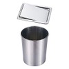 Pearlead Simple Trash Grommet for Kitchen Countertop with Auto Cover