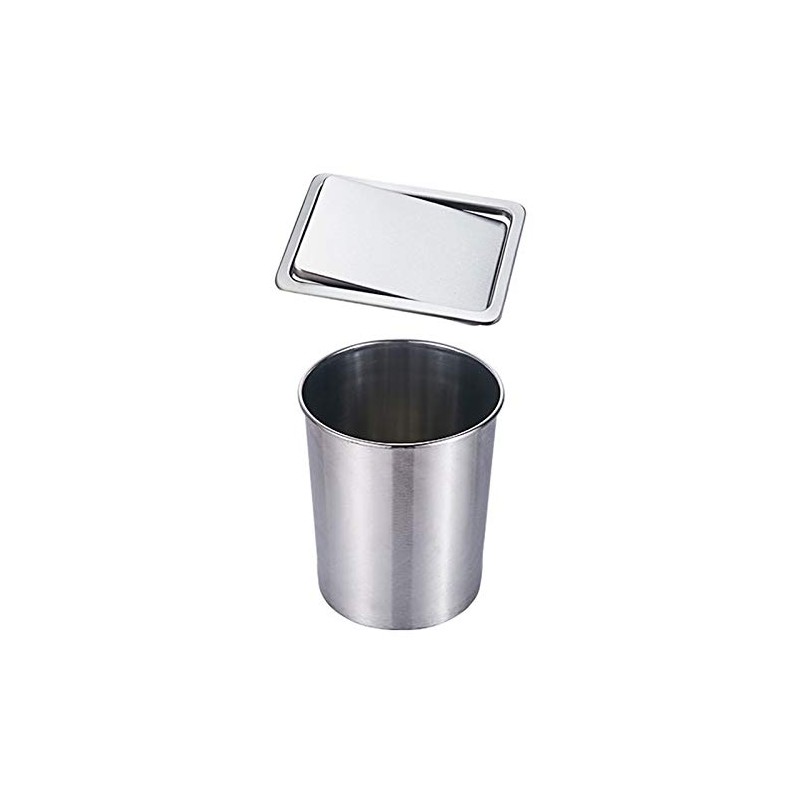Pearlead Simple Trash Grommet for Kitchen Countertop with Auto Cover