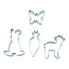 BekkiB Set of 4 Rabbit Lamb Carrot Butterfly Cookie Cutter