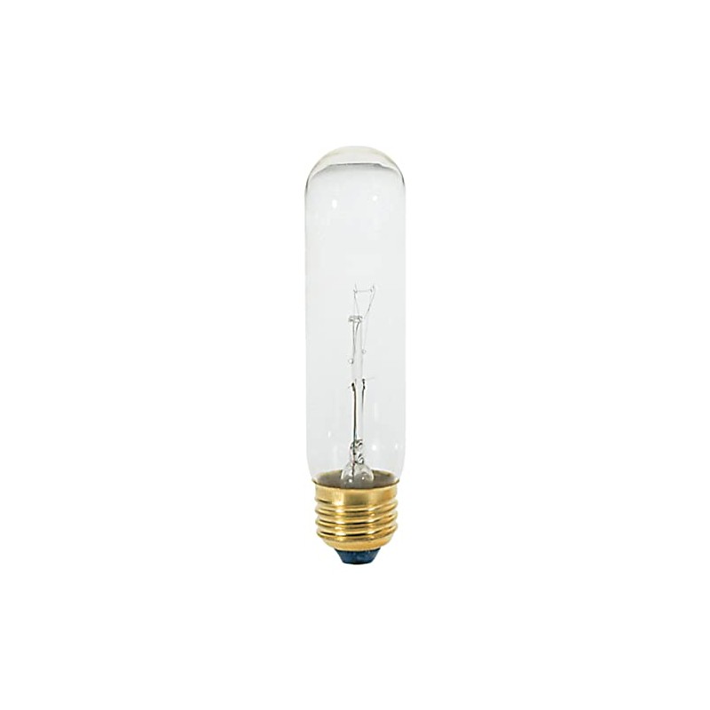 Satco 25W T10 Tubular Bulb - Medium Base - Clear