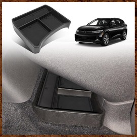 Muslogy for VW 2023 ID4 Lower Console Organizer Upgraded Storage Box Insert Tray Interior Accessories Compatible with Volkswagen ID.4 ID 4 2023 2024 ONLY