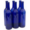 ATCS 6 Pk Cobalt Blue Wine Bottles for Wine Bottle