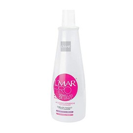 LMAR Conditioner Texturing Flax Seeds Fragile and Dyed Hair Paraben Free | L'mar Acondicionador Texturizante Semillas de Lino Cabello Fragil y Tinturado Nutricion y Brillo Control Frizz 33.3oz-1000mL