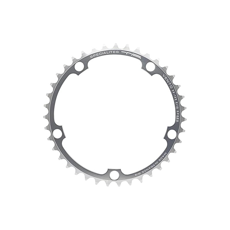 Spécialités TA Vento 135pcd Campagnolo 9/10 Speed Chainring, Silver, 42T