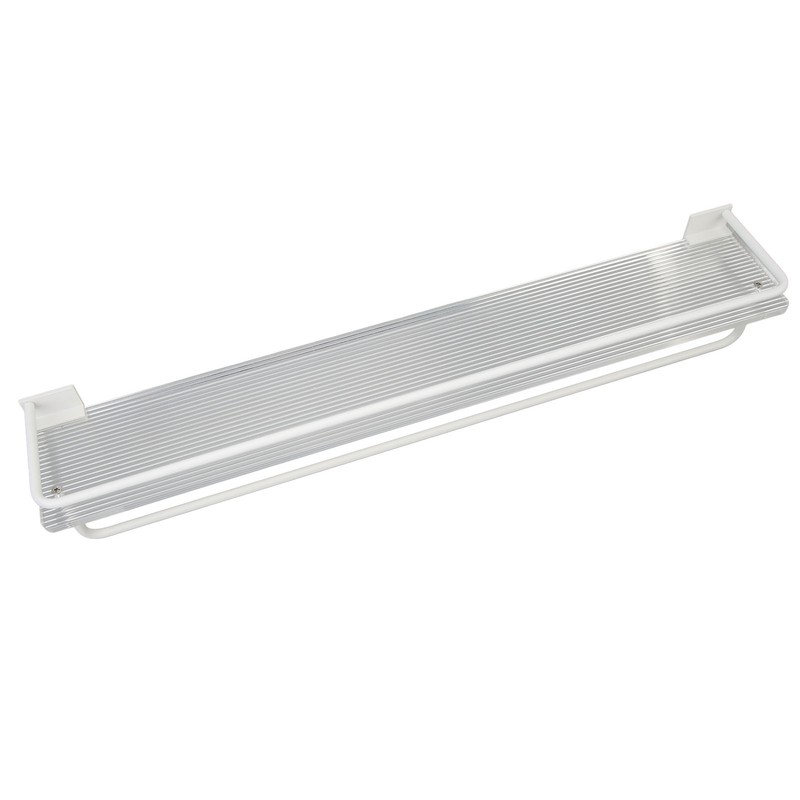 60cm Bathroom Wall Mounted Storage Shelf Punch Free Wall Mounted