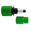 Expanding-x Hose Replacement Female Hose end Connector/Adaptor in Green or