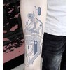 Pegatinas De Tatuaje A Base De Hierbas, Placa De Circuito