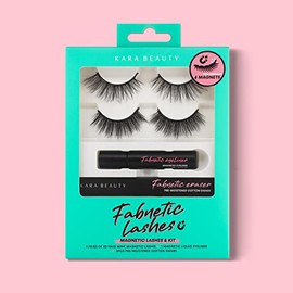 KARA BEAUTY FABNETIC 3D Faux (Synthetic) Mink MAGNETIC LASHES KIT - 6 Magnets (KG2205)