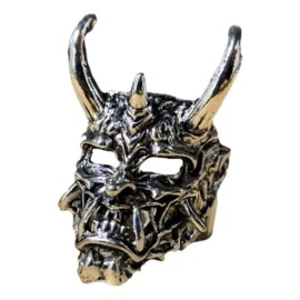 TENDER LIHOME Anillo Demonio Hannya Diablo Satán Cuernos Ajustable Calaver