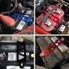Unbranded Universal Aluminum Car Battery Tie Down Holder Mount Bracket