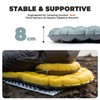 Qunature Insulated Sleeping Pad, 5.1R-Value Insulated Camping Mat Ultralight 17oz