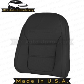 DIY Auto Upholstery 2011 2012 2013 2014 For Volkswagen Jetta Front Driver Top Leather Cover Black