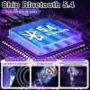 Glimall G9pro Auriculares Bluetooth 5.3 ANC IPX5 40h Pantalla LED