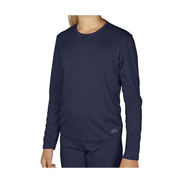 Hot Chillys Youth Peachskin Crewneck - Kid's Navy Small