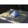 Reiki Healing Energy Charged Sodalite Crystal Pyramid (Approx 2 cm)