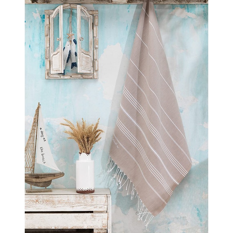 LeStoff Turkish Hammam Towel - Quick Drying & Lightweight Peshtemal
