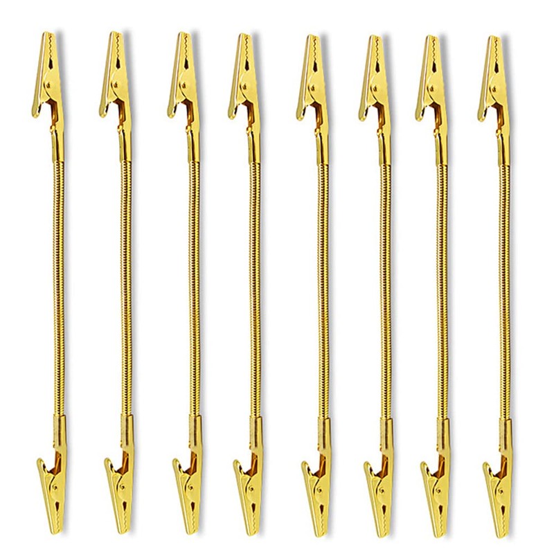 Double Head Alligator Clips Metal Alligator Clips JruiZhp 8 Pcs