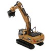 Backhoe Loader Heavy Duty Wheeled Excavator Durable 1: 60 Scale