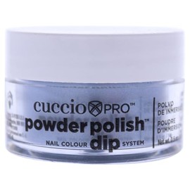Cuccio Colour Powder Nail Polish - Lacquer For Manicures And Pedicures - Highly Pigmented Powder That Is Finely Milled - Durable Finish With A Flawless Rich Color - Blue Blue Mica - 0.5 Oz, (5602-5)