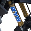 KYB Fork Stickers Suspension Decals Set (Yamaha Blue) (9x6.5)