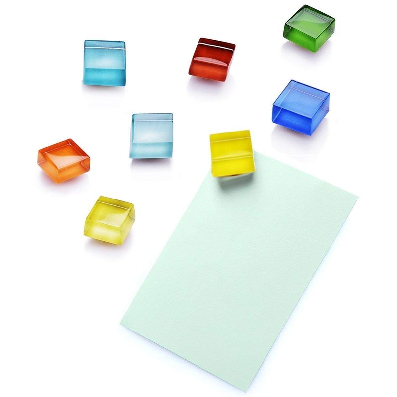Magnets, Strong Power, 24 Colors, Transparent Magnets, Perfect for Refrigerator