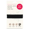 Kooshoo Round Mondo Plastic-Free Hair Ties 4 Pack, Golden Fibres