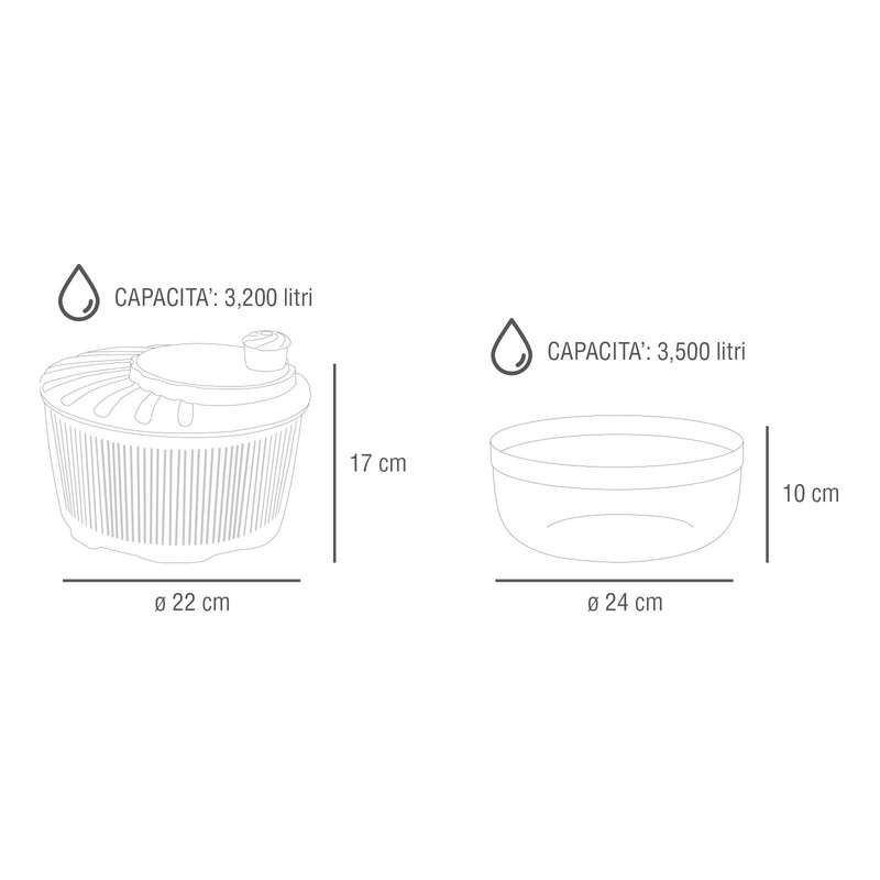 Cosmoplast Slingshot and Salad Bowl 100% Made in Italy