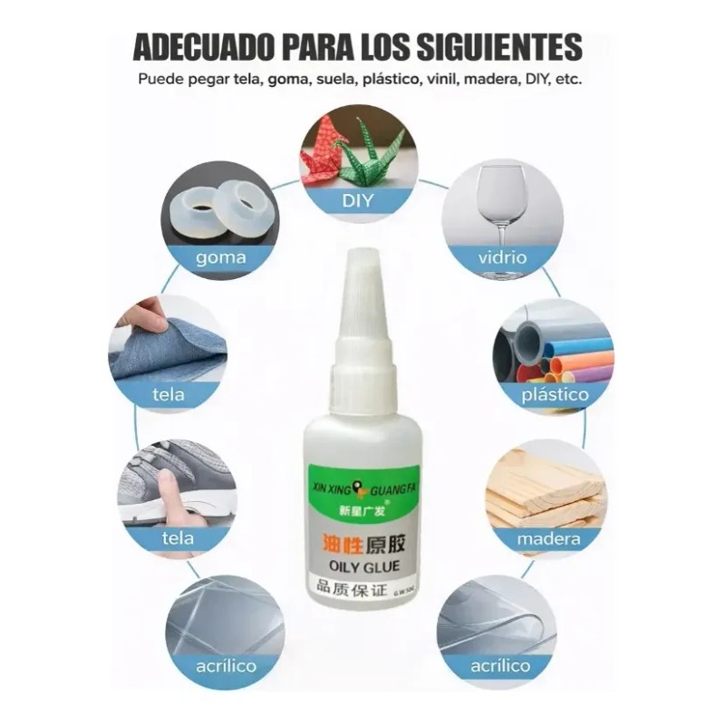 3 Piezas Pegamento Fuerte Oleoso Para Zapatos Multiusos 60g