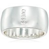 GUESS Basic Wide Band Ring, Size 7, Crystal;