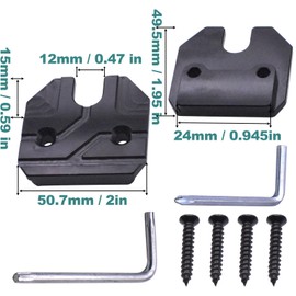 Sun Visor Repair Kit Fit for RAM 1500 Trucks 2019 2020 2021 2022 2023, Aluminum Sun Visor Clip Fixer, Ram 1500 Visor Accessories