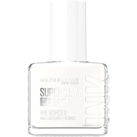 Maybelline New York Super Stay Ink Bonder Nail Lacquer, Hard Gel-Like Colour, Chip-Resistant, Up to 14 Day Wear, Shade 71: Sheer White, 12ml