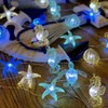 Ocean Themed String Lights Marine Life Night Light Beach Décor