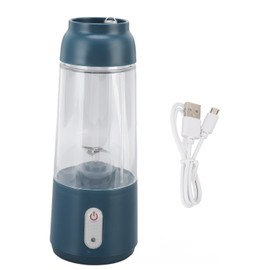 Electric Juicer Cup 300ML 1200mAh Battery One Click Operation USB Charging Handheld Electric Safety Juicer Cup for Office Dark Green